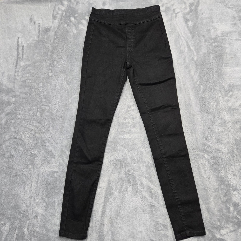 SO High Rise Pull On Jegging XS Black Elastic Waist Stretch Skinny Pants